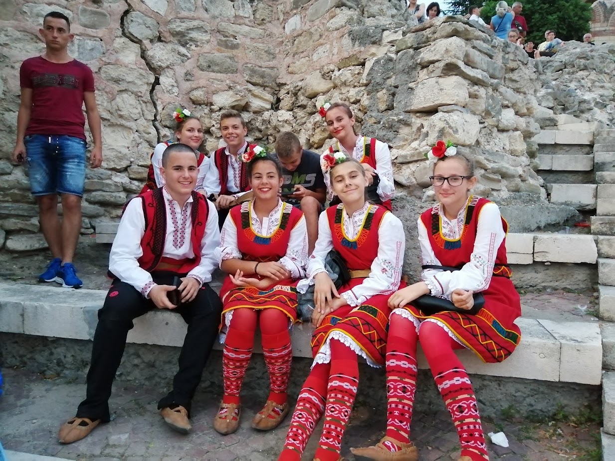 Nessebar — folklore festival performers